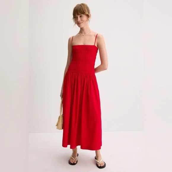 Madewell poplin Smocked Bodice Dress - Picture 6 of 11